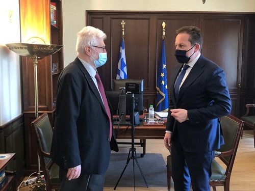 Συνάντηση Μωυσή Ελισάφ με τον Αναπληρωτή Υπουργό Εσωτερικών