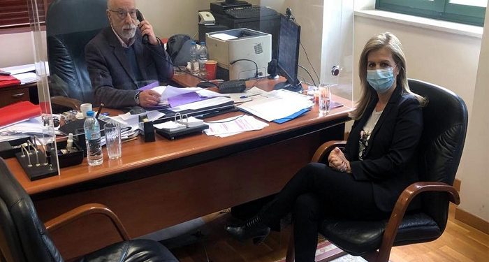 Επίσκεψη της Μερόπης Τζούφη στην Περιφερειακή Διεύθυνση Εκπαίδευσης Ηπείρου