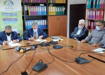 Υπογράφηκε η σύμβαση για τον βιολογικό, το λεκανοπέδιο θωρακίζεται