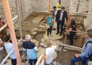 Συνεχίζονται οι εργασίες στο Ιστορικό Δημαρχείο