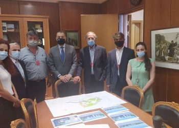 Συνάντηση είχε ο Δήμαρχος Πωγωνίου κ. Κωνσταντίνος Καψάλης με τον Υφυπουργό Εθνικής Αμύνης κ. Αλκιβιάδη Στεφανή