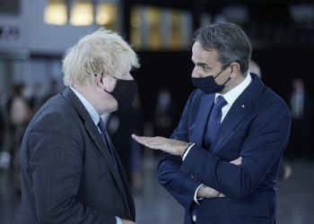 Συνάντηση του Πρωθυπουργού Κυριάκου Μητσοτάκη με τον Πρωθυπουργό του Ηνωμένου Βασιλείου, Boris Johnson