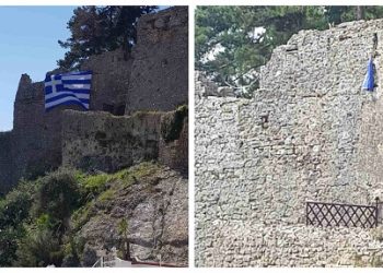 Εξιχνιάστηκε άμεσα υπόθεση καταστροφής ελληνικής σημαίας στο Ενετικό Κάστρο Πάργας