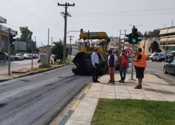 Ολοκληρώθηκε η αποκατάσταση της καθίζησης σε τμήμα της Περιφερειακής Οδού