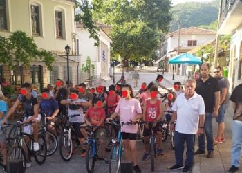 1η  ποδηλατοδρομία που διοργάνωσε η Τοπική Κοινότητα Δελβινακίου