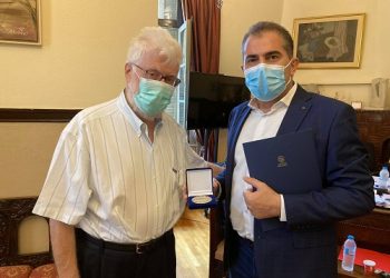 Συνάντηση Μ. Ελισάφ με τον Δήμαρχο Καλαμάτας