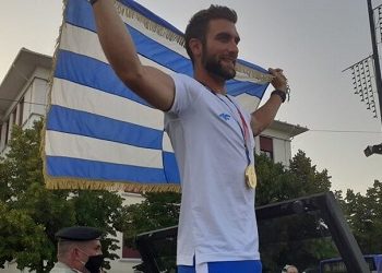 Θερμή υποδοχή στον χρυσό Ολυμπιονίκη Στέφανο Ντούσκο