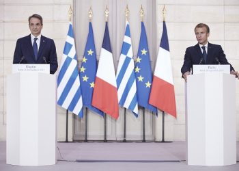 Δηλώσεις του Πρωθυπουργού Κυριάκου Μητσοτάκη αμέσως μετά την υπογραφή της Συμφωνίας «Στρατηγικής Εταιρικής Σχέσης για τη Συνεργασία στην Άμυνα και στην Ασφάλεια» Ελλάδας – Γαλλίας, στο Μέγαρο των Ηλυσίων