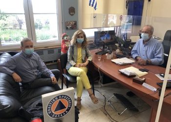 Επίσκεψη Τζούφη στην Πολιτική Προστασία της Περιφέρειας Ηπείρου