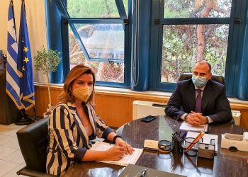 Συνάντηση Μ. Κεφάλα με τον Υφυπουργό Υποδομών κ. Γιώργο Καραγιάννη