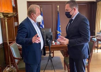 Συνάντηση με τον Αναπληρωτή Υπουργό Εσωτερικών, κ. Στέλιο Πέτσα