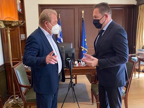 Συνάντηση με τον Αναπληρωτή Υπουργό Εσωτερικών, κ. Στέλιο Πέτσα