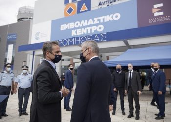 Δήλωση του Πρωθυπουργού Κυριάκου Μητσοτάκη μετά τη λήψη της τρίτης δόσης του εμβολίου κατά του κορονοϊού