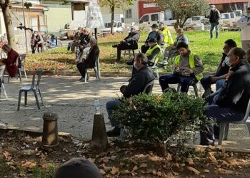 Ενημέρωση στο εργοτάξιο για τον εμβολιασμό