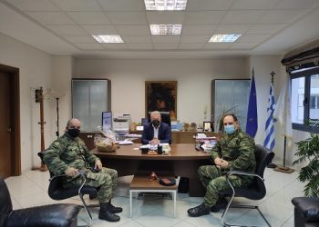 Συνάντηση με τον Διοικητή του 628Μ/Π Τάγματος Πεζικού