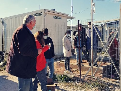 Επίσκεψη στο Κέντρο φιλοξενίας προσφύγων και μεταναστών στον Κατσικά