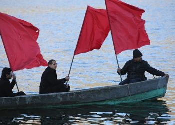 Αναπαράσταση σκηνής από την ταινία «Οι κυνηγοί» στην Παμβώτιδα –10 χρόνια από το θάνατο του Θόδωρου Αγγελόπουλου