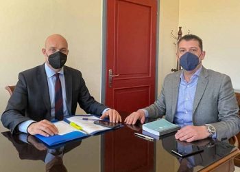 Συνάντηση Χρ. Ντακαλέτση με Γ. Αμυρά