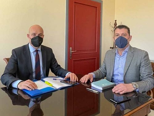 Συνάντηση Χρ. Ντακαλέτση με Γ. Αμυρά