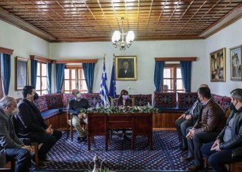 Συνάντηση της Προέδρου της Δημοκρατίας με τον Δήμαρχο Μετσόβου