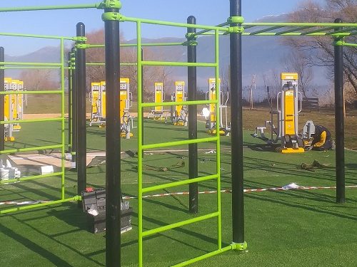 «Εμπλουτίστηκε» το πρώτο υπαίθριο αθλητικό πάρκο