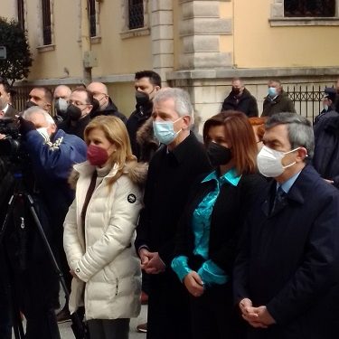 Στα αποκαλυπτήρια Μνημείου των υπέρ καθήκοντος πεσόντων Αστυνομικών ο Σταύρος Καλογιάννης