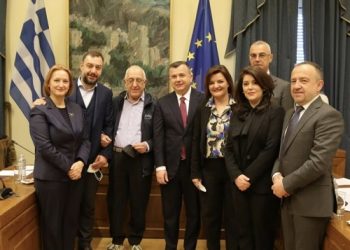Συνάντηση με αλβανική κοινοβουλευτική αντιπροσωπεία