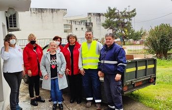 Παράδοση ανθρωπιστικής βοήθειας για την Ουκρανία