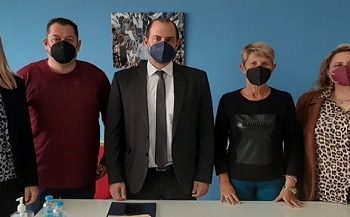 Στα γραφεία της ΔΕΕΠ ΝΔ Ιωαννίνων ο Υφυπουργός Δικαιοσύνης Γιώργος Κώτσηρας