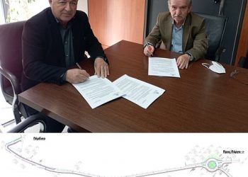 Υπογραφή σύμβασης για την κατασκευή των κόμβων Πέρδικας (Βουνίστρα, Πλατύ Πηγάδι, Είσοδος Πέρδικας)