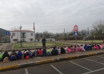 Eπίσκεψη σχολείου στο Πάρκο Κυκλοφοριακής Αγωγής Δήμου Πωγωνίου
