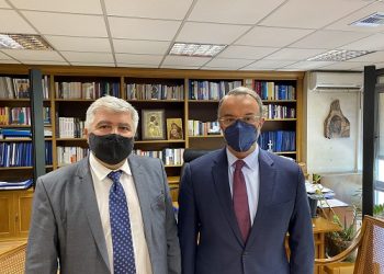 Συνάντηση του Δημάρχου Πρέβεζας Νίκου Γεωργάκου με τον Υπουργό Οικονομικών Χρήστο Σταϊκούρα