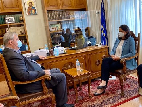 Επίσκεψη της Υπουργού Παιδείας Ν. Κεραμέως στην Περιφέρεια Ηπείρου