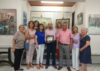 Εγκαίνια της έκθεσης ζωγραφικής του Τμήματος Ζωγραφικής Δήμου Κόνιτσας
