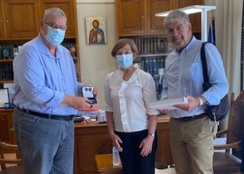 Τουρισμός, αγροτικά προϊόντα και τεχνολογία στο επίκεντρο της συνάντησης του Περιφερειάρχη με την Πρέσβη του Βελγίου