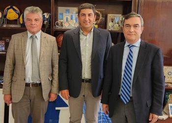 Συνάντηση Δημάρχου Κόνιτσας με τον Υφυπουργό Αθλητισμού Λευτέρη Αυγενάκη