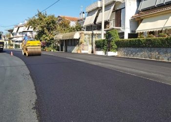 Χρήστος Τσιρογιάννης και Γιώργος Στύλιος στην Ανέζα για τα έργα ασφαλτόστρωσης