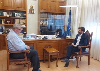 Συνάντηση Αλεξ. Καχριμάνη με Υφυπουργό Πολιτισμού Ν. Γιατρομανωλάκη για τις παραδοσιακές τέχνες της Ηπείρου