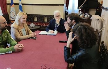 Συνάντηση M. Eλισάφ με τον Υφυπουργό Πολιτισμού