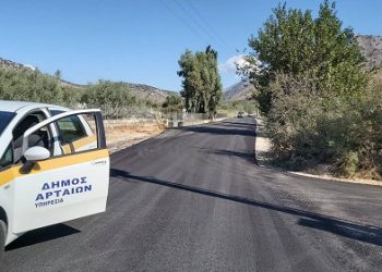 5 χλμ ασφαλτοστρώσεις σε Καμπή και Αμπέλια Αμμοτόπου