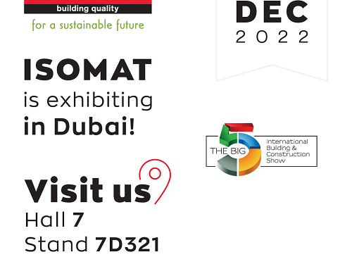 Η ISOMAT στην Big 5 Dubai 2022