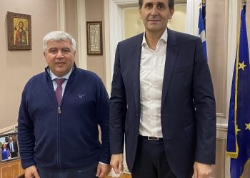 Συνάντηση του Δημάρχου Πρέβεζας με τον Υφυπουργό Οικονομικών, Φορολογικής Πολιτικής και Δημόσιας Περιουσίας