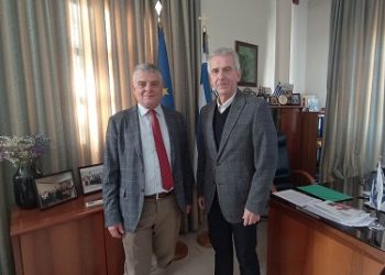 Επίσκεψη του Βουλευτή Ιωαννίνων Σταύρου Καλογιάννη στον Δήμαρχο Κόνιτσας