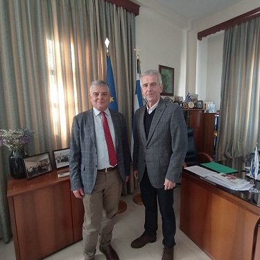 Επίσκεψη του Βουλευτή Ιωαννίνων Σταύρου Καλογιάννη στον Δήμαρχο Κόνιτσας