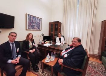 Συνάντηση Όλγας Γεροβασίλη με την τριμελή Γραμματεία των Τμημάτων Γεωπονικής κατεύθυνσης που ιδρύθηκαν στα Ελληνικά Πανεπιστήμια το 2018-19