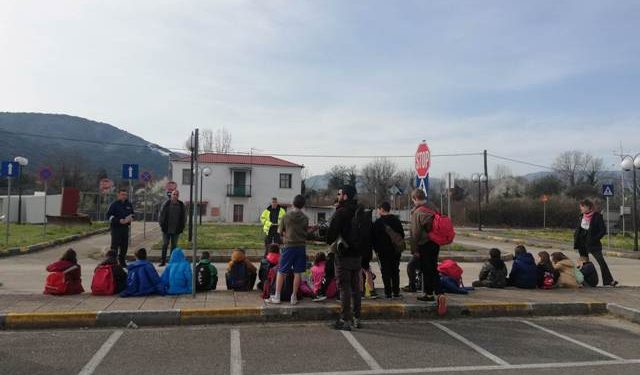 Μαθητές στο Πάρκο Κυκλοφοριακής Αγωγής Δήμου Πωγωνίου