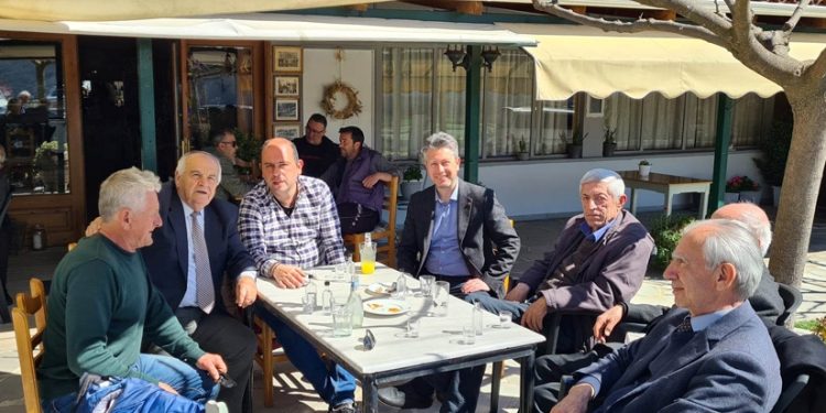 Επίσκεψη Σπ. Κωνσταντόπουλου στις Τ.Κ. του Δήμου Κόνιτσας