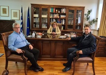 Σπύρος Κωνσταντόπουλος: Συνάντηση με την Πρύτανη του Πανεπιστημίου Ιωαννίνων