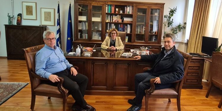 Σπύρος Κωνσταντόπουλος: Συνάντηση με την Πρύτανη του Πανεπιστημίου Ιωαννίνων