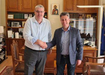 Σπύρος Κωνσταντόπουλος: Συνάντηση με τον Περιφερειάρχη Ηπείρου